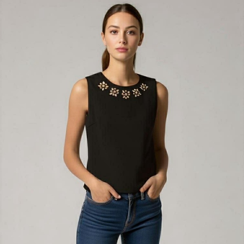 DKNY Women's Tank w/Beading